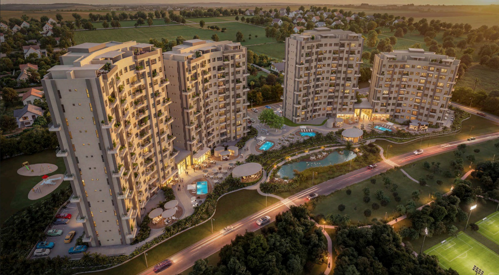 Amenities de desarrollo residencial en Paraguay